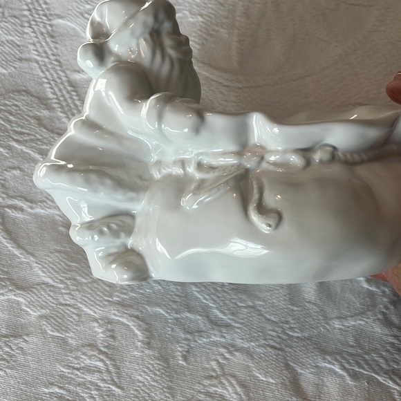 Williams and Sonoma Santa white candy dish in perfect condition - Picture 4 of 5